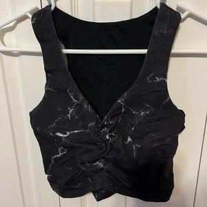 Buff bunny crop top. Scrunched front